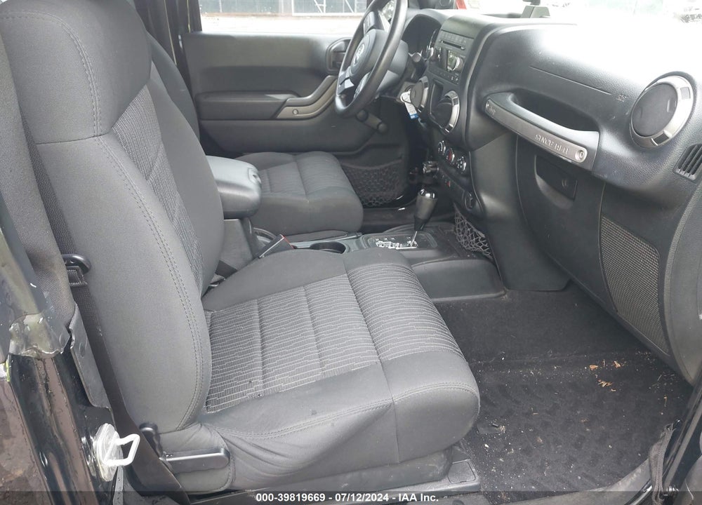 2012 JEEP WRANGLER SPORT VIN: 1C4AJWAG0CL212237