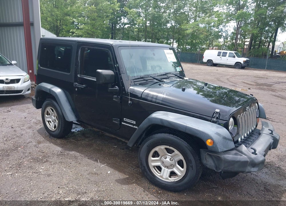 2012 JEEP WRANGLER SPORT VIN: 1C4AJWAG0CL212237