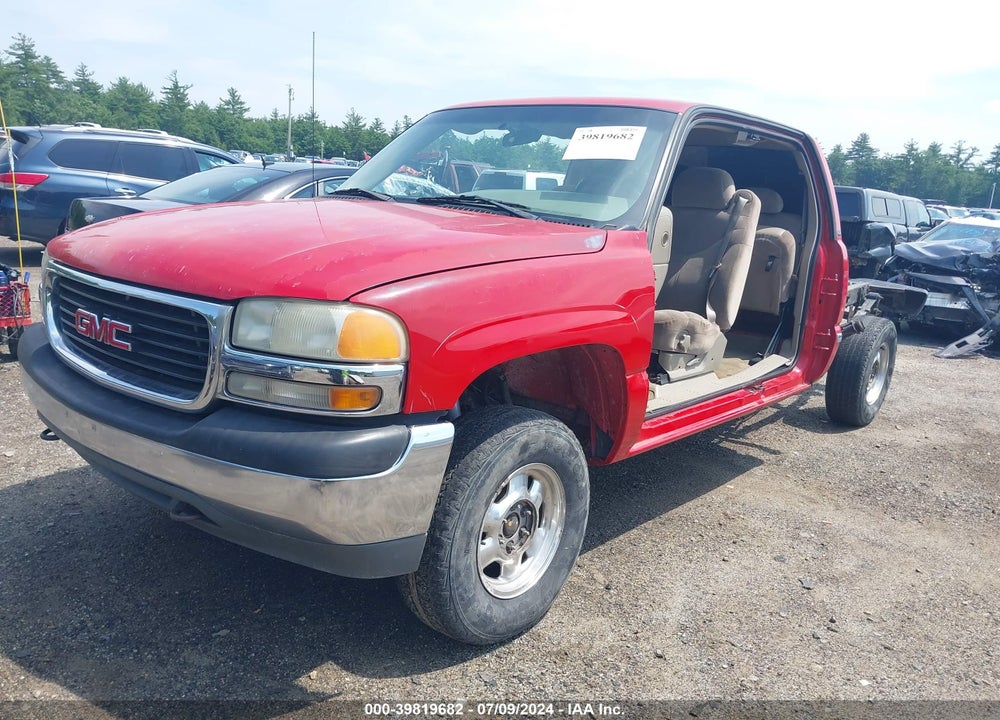 2001 GMC SIERRA 1500 SLE VIN: 2GTEK19V911184476
