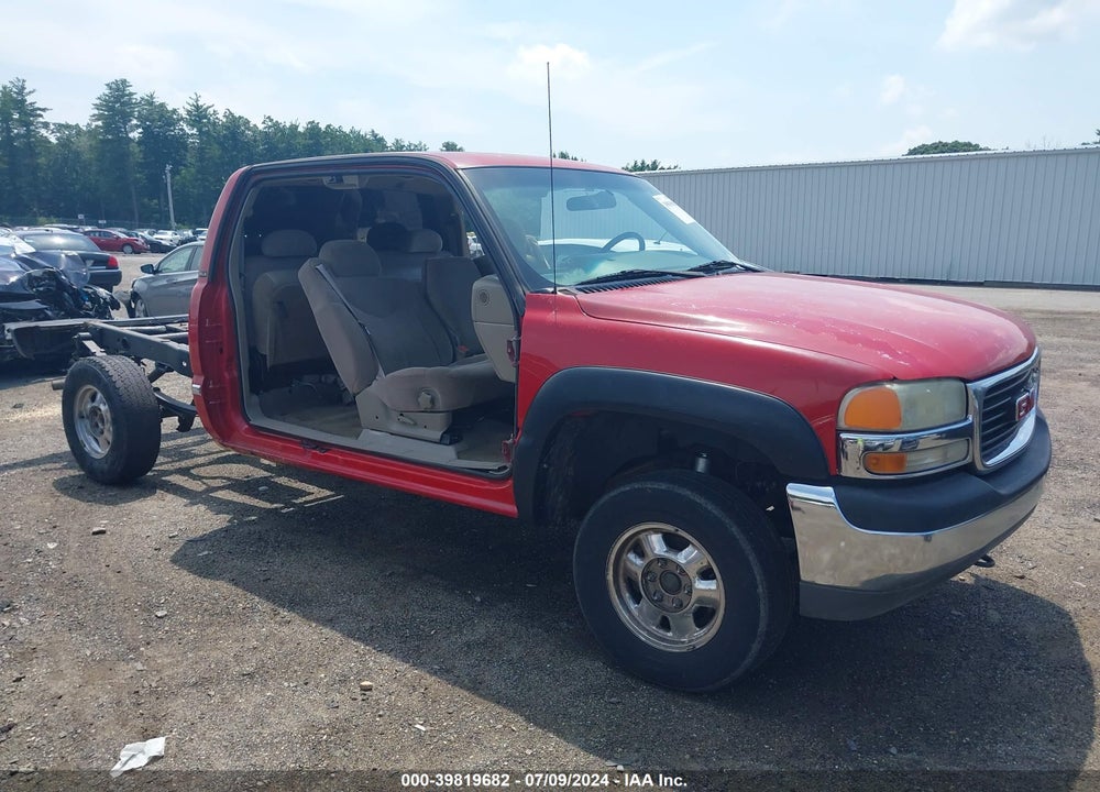 2001 GMC SIERRA 1500 SLE VIN: 2GTEK19V911184476
