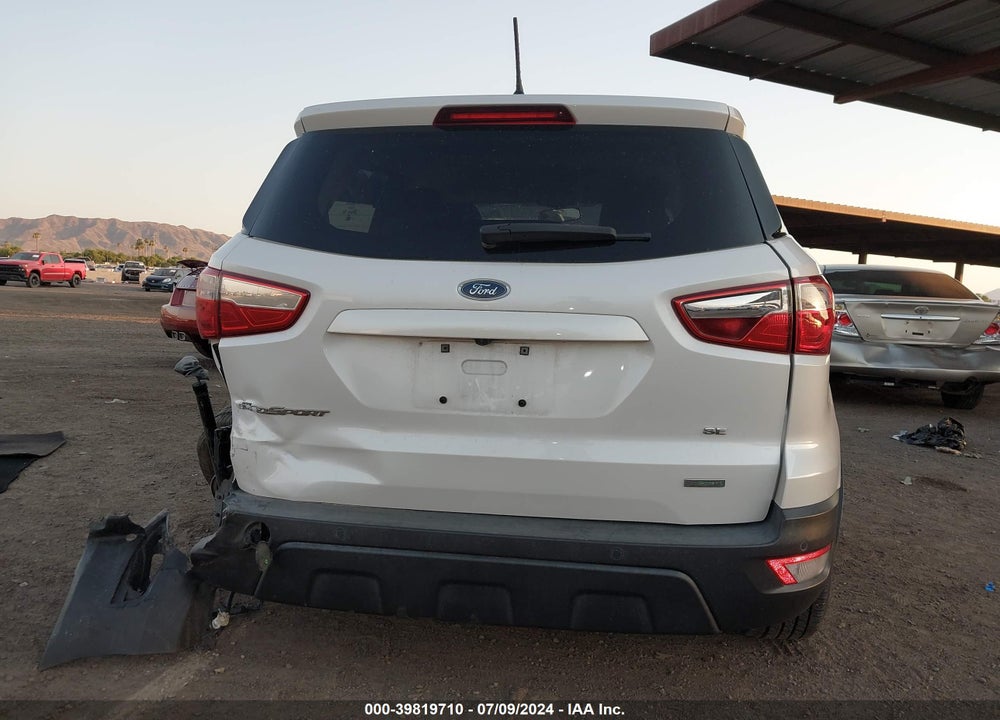 2018 FORD ECOSPORT SE VIN: MAJ3P1TE1JC180407