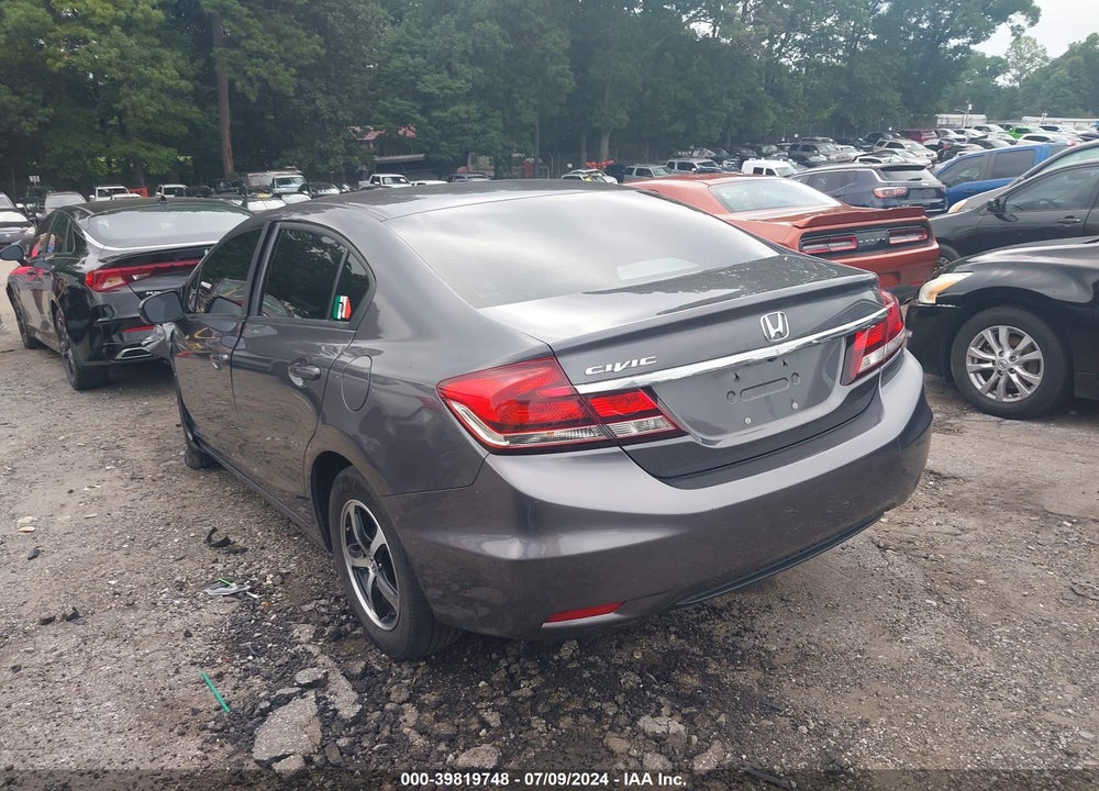 2015 HONDA CIVIC SE VIN: 19XFB2F7XFE054023