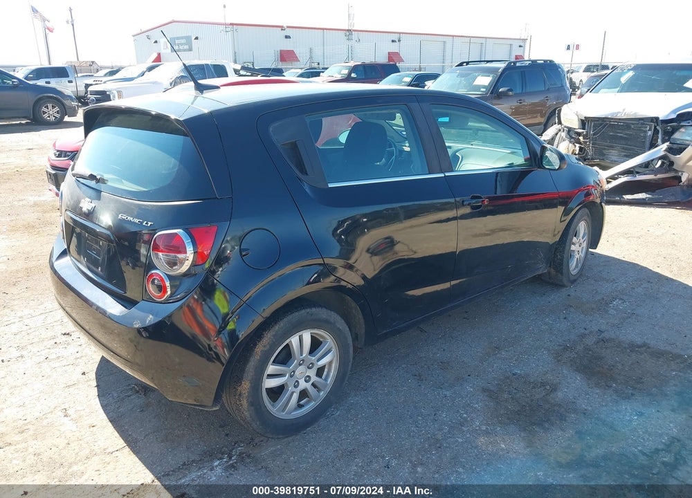 2012 CHEVROLET SONIC 2LT VIN: 1G1JC6SH2C4102620