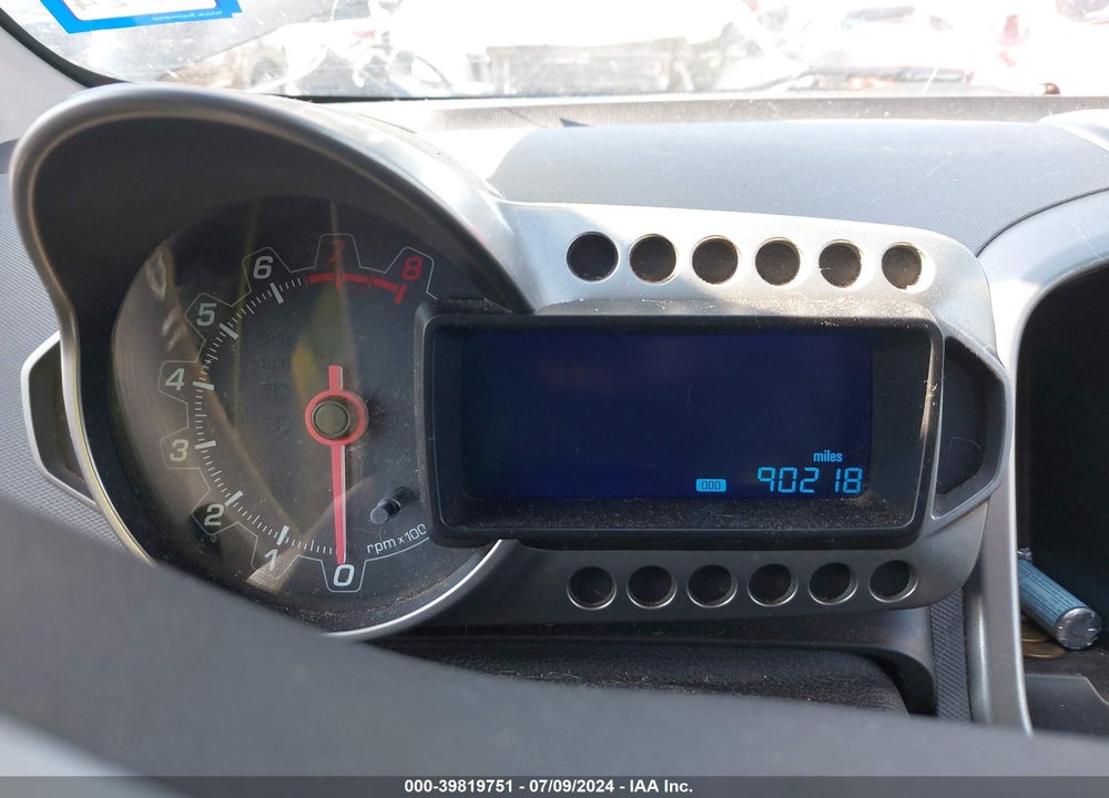 2012 CHEVROLET SONIC 2LT VIN: 1G1JC6SH2C4102620