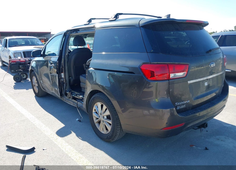 2017 KIA SEDONA LX VIN: KNDMB5C19H6281284