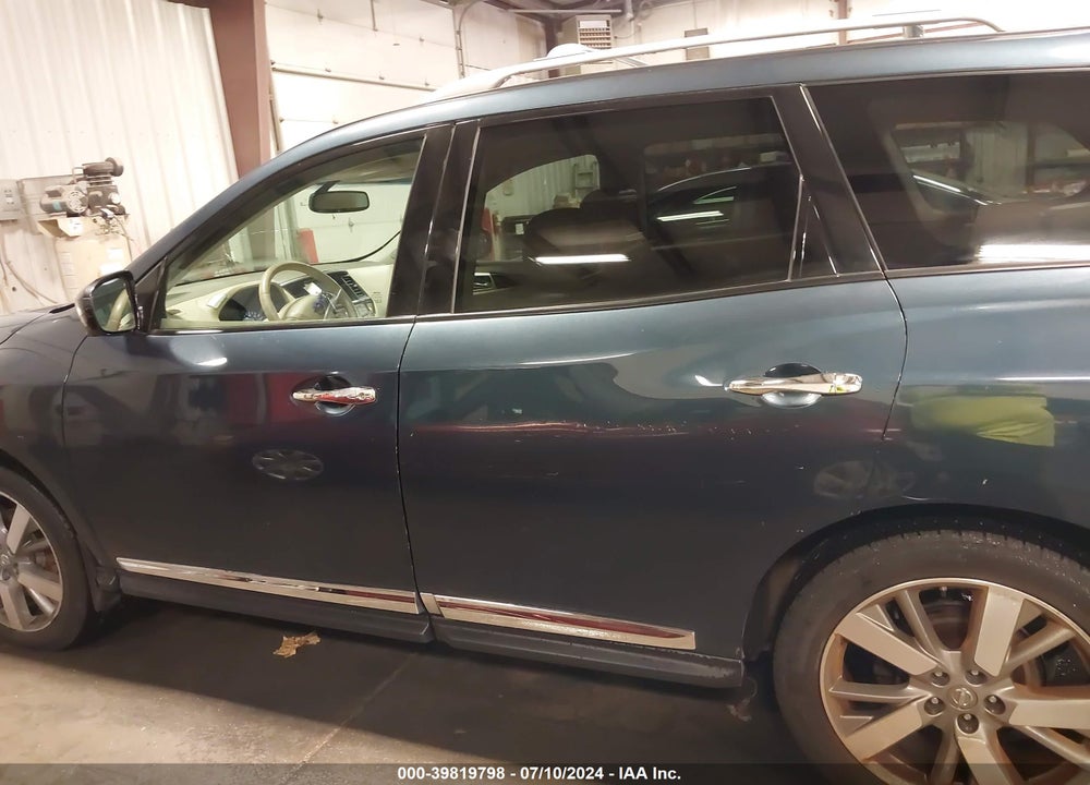2014 NISSAN PATHFINDER PLATINUM VIN: 5N1AR2MM1EC610932