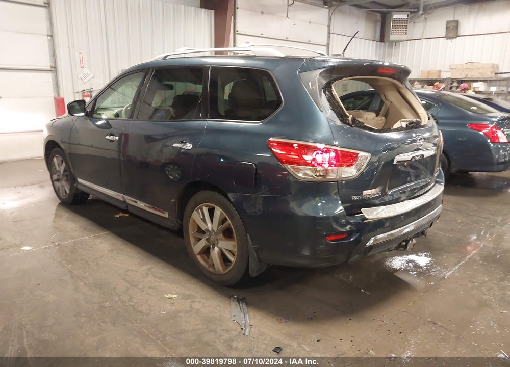 2014 NISSAN PATHFINDER PLATINUM VIN: 5N1AR2MM1EC610932