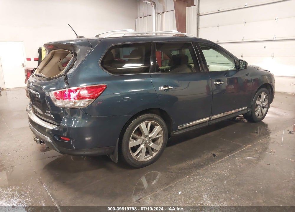 2014 NISSAN PATHFINDER PLATINUM VIN: 5N1AR2MM1EC610932