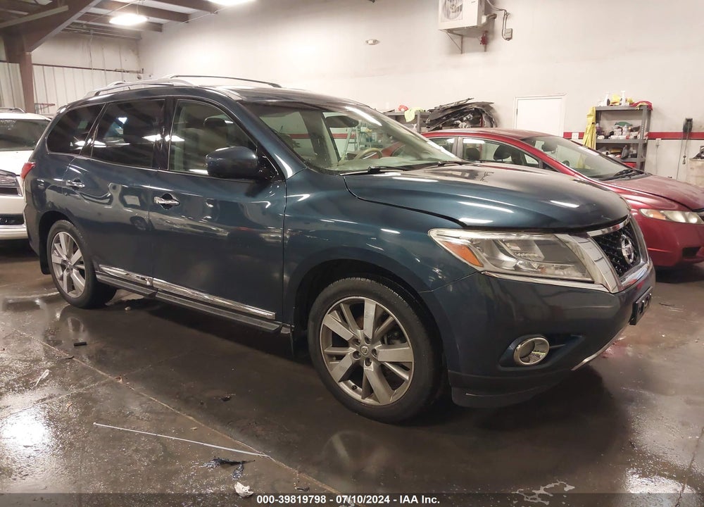 2014 NISSAN PATHFINDER PLATINUM VIN: 5N1AR2MM1EC610932