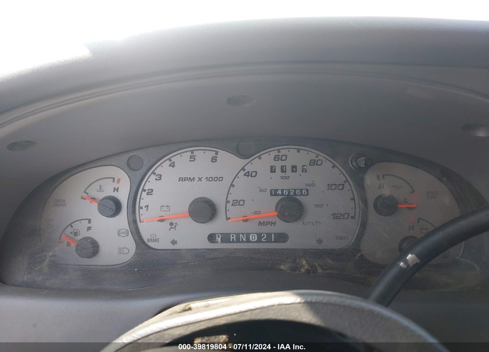2003 FORD RANGER VIN: 1FTYR44U93PB55557
