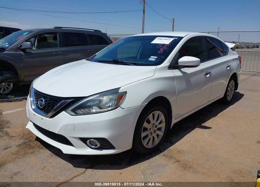 2017 NISSAN SENTRA SV VIN: 3N1AB7AP0HY362935