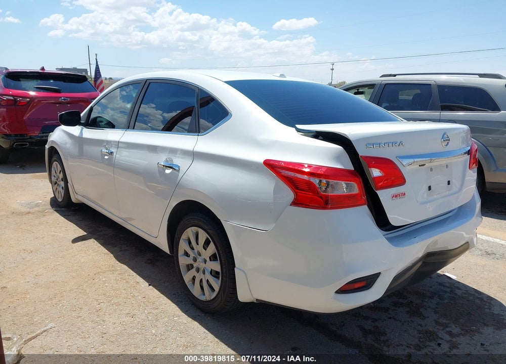 2017 NISSAN SENTRA SV VIN: 3N1AB7AP0HY362935