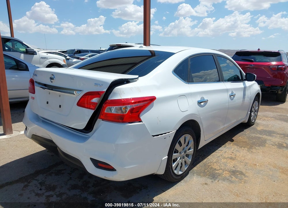 2017 NISSAN SENTRA SV VIN: 3N1AB7AP0HY362935