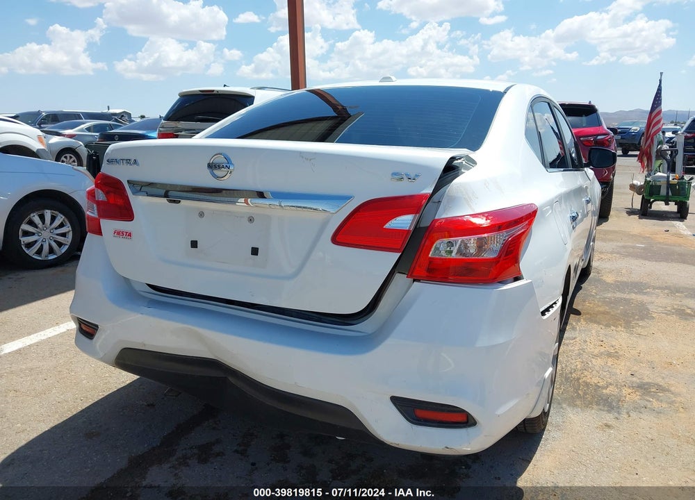2017 NISSAN SENTRA SV VIN: 3N1AB7AP0HY362935