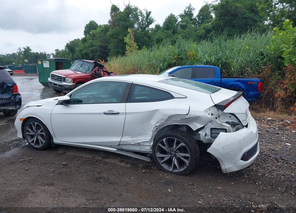 2019 HONDA CIVIC TOURING VIN: 2HGFC3B95KH357348