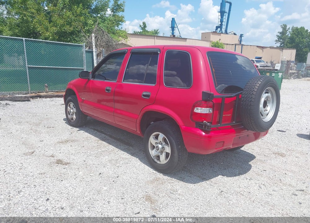 2001 KIA SPORTAGE EX/LIMITED VIN: KNDJA723715088924