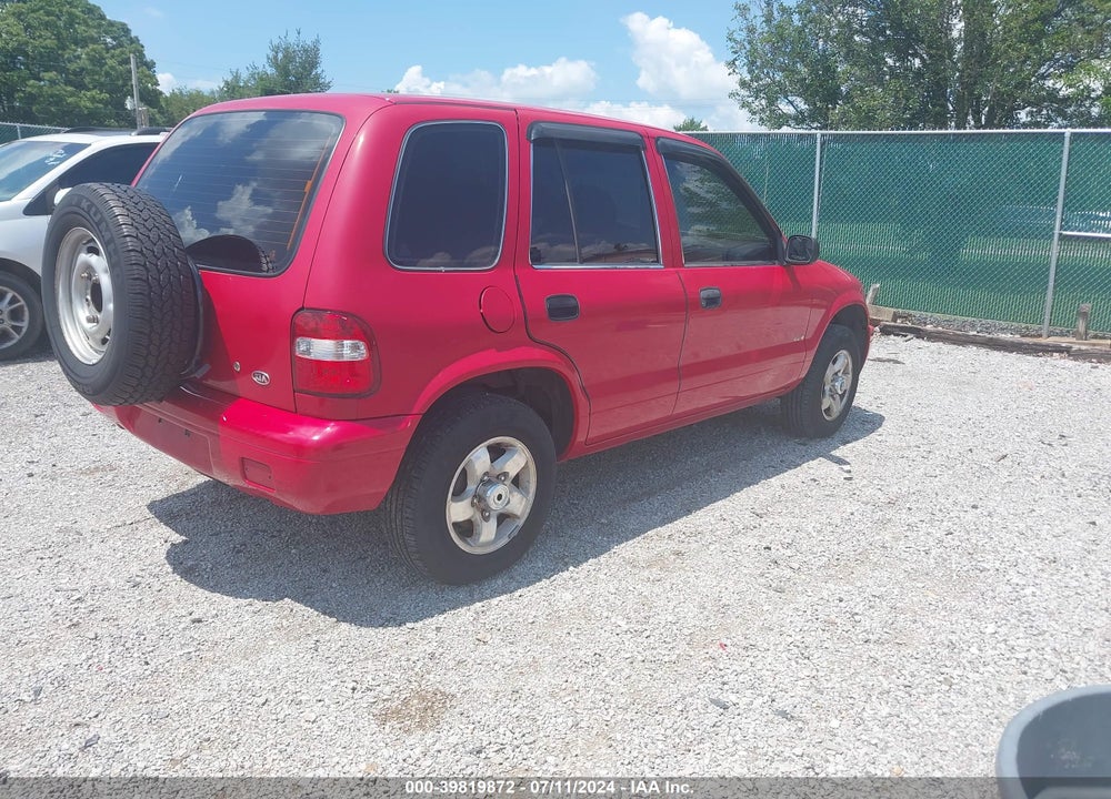 2001 KIA SPORTAGE EX/LIMITED VIN: KNDJA723715088924