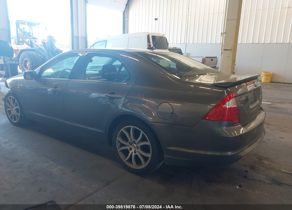 2012 FORD FUSION SEL VIN: 3FAHP0CGXCR144804