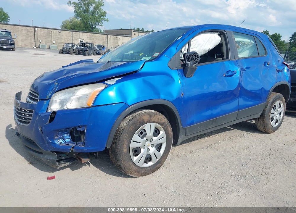 2015 CHEVROLET TRAX 1LS VIN: KL7CJKSB4FB130832