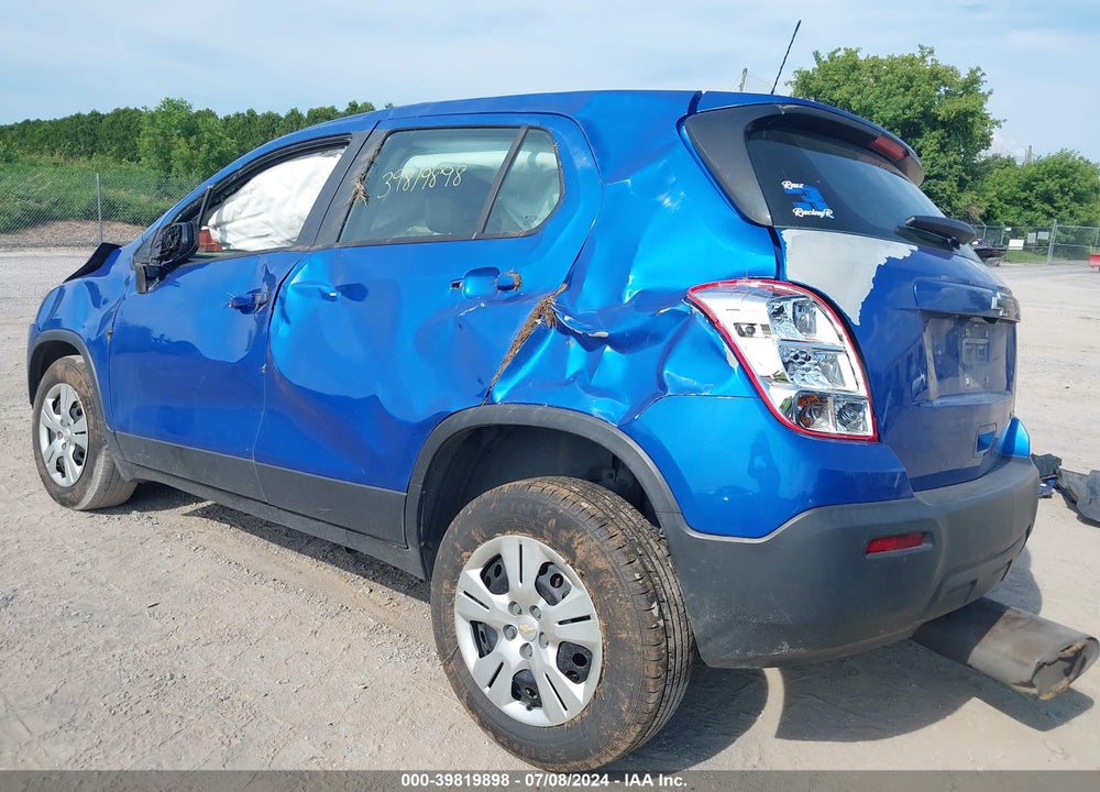 2015 CHEVROLET TRAX 1LS VIN: KL7CJKSB4FB130832
