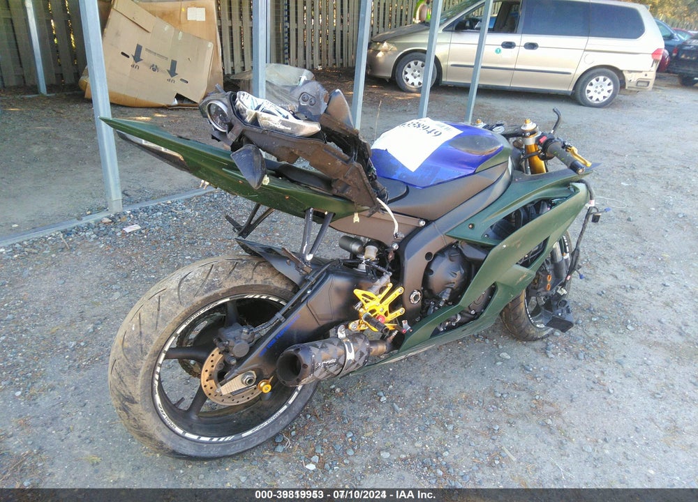 2009 YAMAHA YZFR6 VIN: JYARJ16E59A015349