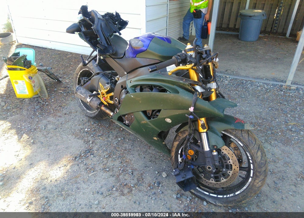 2009 YAMAHA YZFR6 VIN: JYARJ16E59A015349