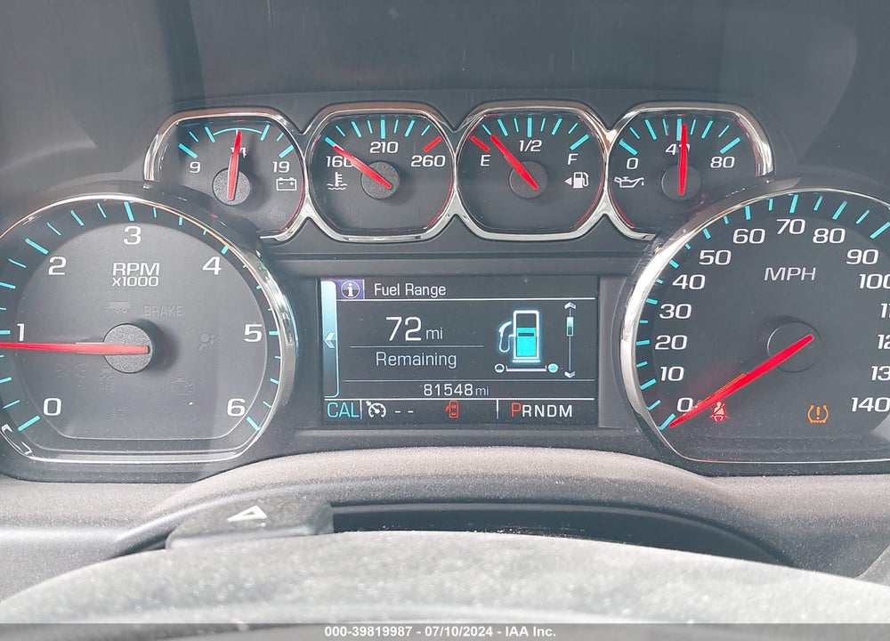 2016 CHEVROLET SILVERADO 1500 1LT VIN: 1GCVKREC3GZ401121