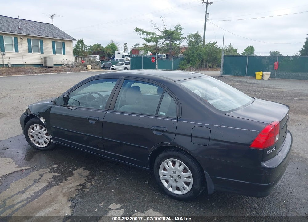 2005 HONDA CIVIC LX VIN: 2HGES16545H580799