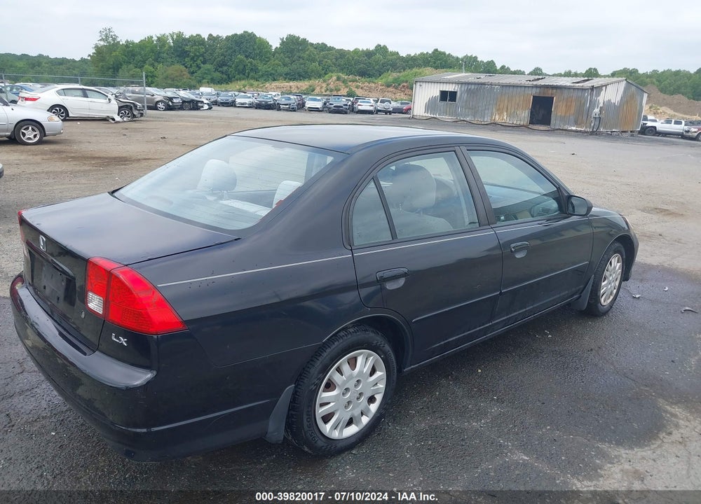 2005 HONDA CIVIC LX VIN: 2HGES16545H580799