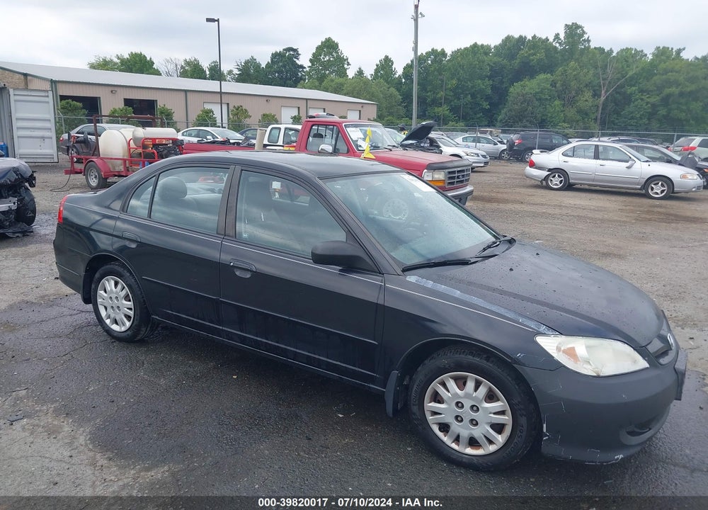 2005 HONDA CIVIC LX VIN: 2HGES16545H580799