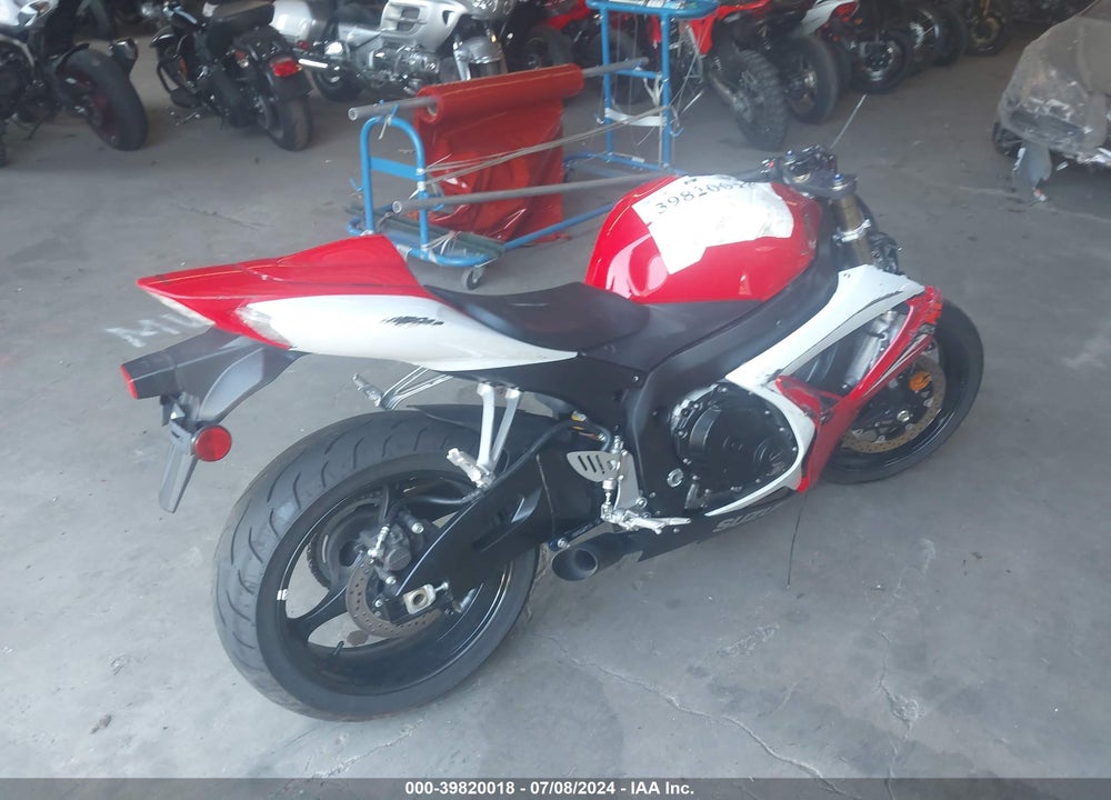 2007 SUZUKI GSX-R600 VIN: JS1GN7DA972100991