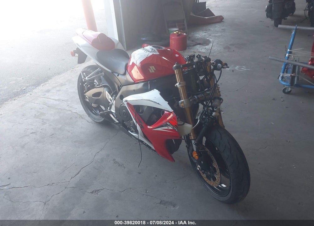 2007 SUZUKI GSX-R600 VIN: JS1GN7DA972100991