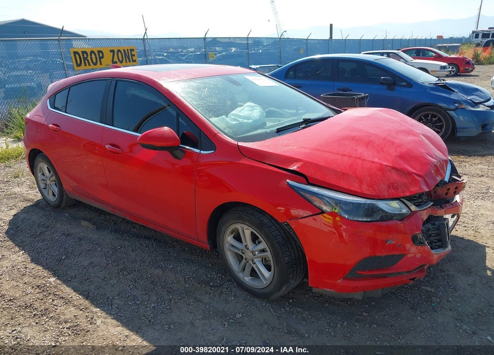 2017 CHEVROLET CRUZE LT AUTO VIN: 3G1BE6SM1HS530276