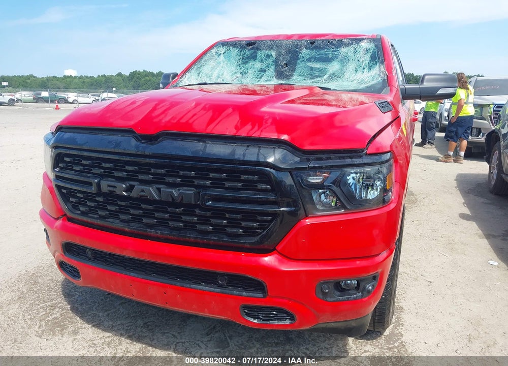 2022 RAM 1500 BIG HORN QUAD CAB 4X4 6'4 BOX VIN: 1C6SRFBT3NN144135