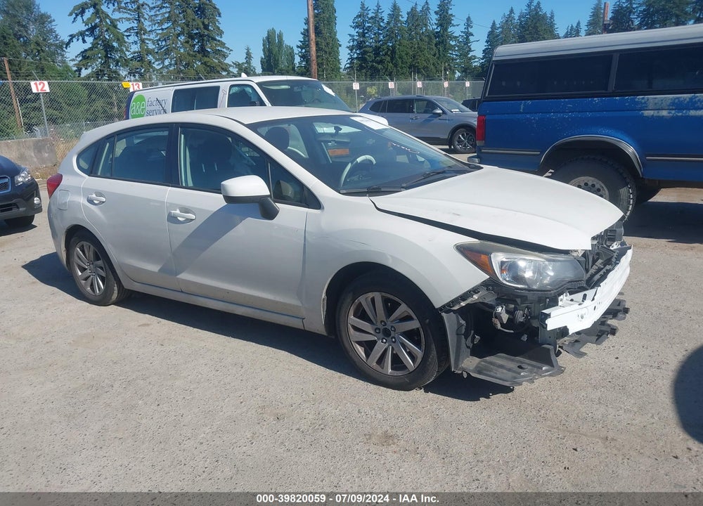 2015 SUBARU IMPREZA 2.0I PREMIUM VIN: JF1GPAC64F8287570