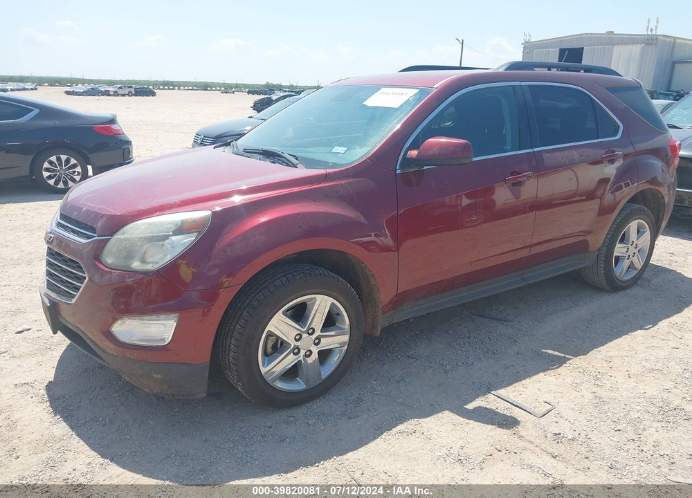2016 CHEVROLET EQUINOX LT VIN: 2GNALCEK7G6334087