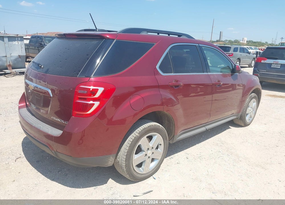 2016 CHEVROLET EQUINOX LT VIN: 2GNALCEK7G6334087