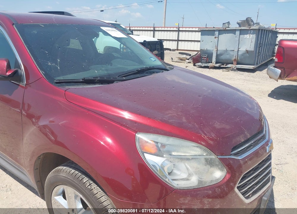 2016 CHEVROLET EQUINOX LT VIN: 2GNALCEK7G6334087