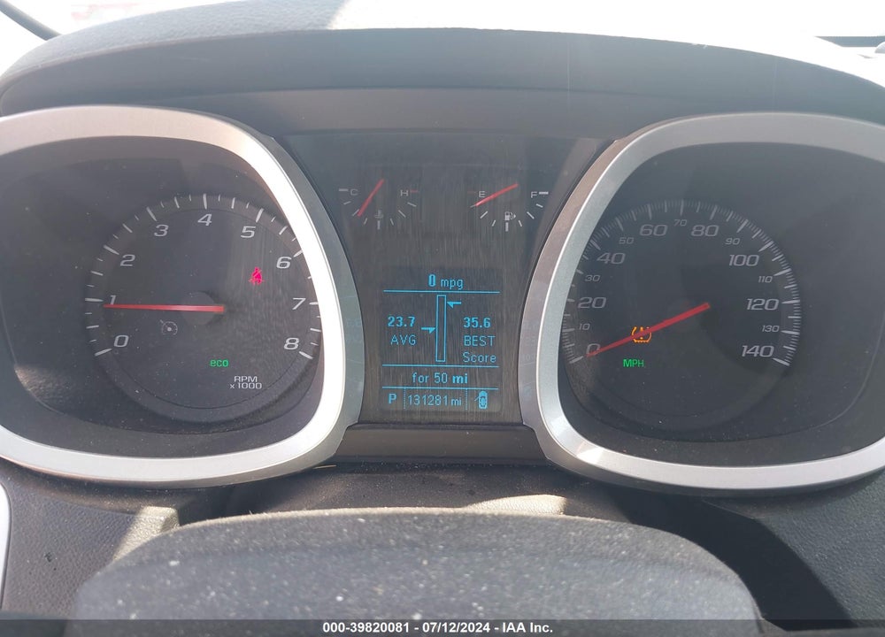 2016 CHEVROLET EQUINOX LT VIN: 2GNALCEK7G6334087