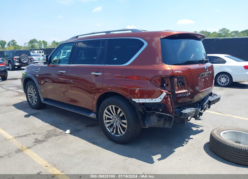 2018 NISSAN ARMADA PLATINUM VIN: JN8AY2NC0J9554605