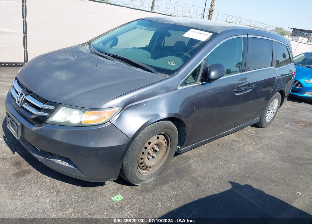 2014 HONDA ODYSSEY LX VIN: 5FNRL5H24EB053309