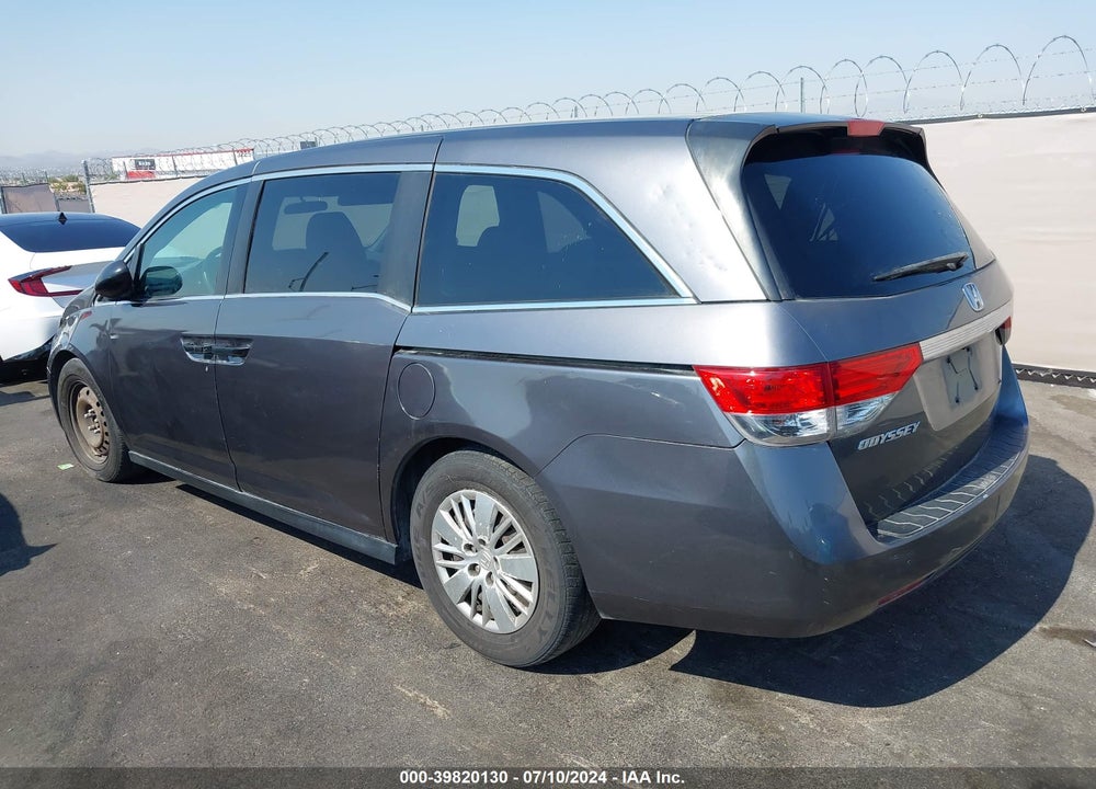 2014 HONDA ODYSSEY LX VIN: 5FNRL5H24EB053309