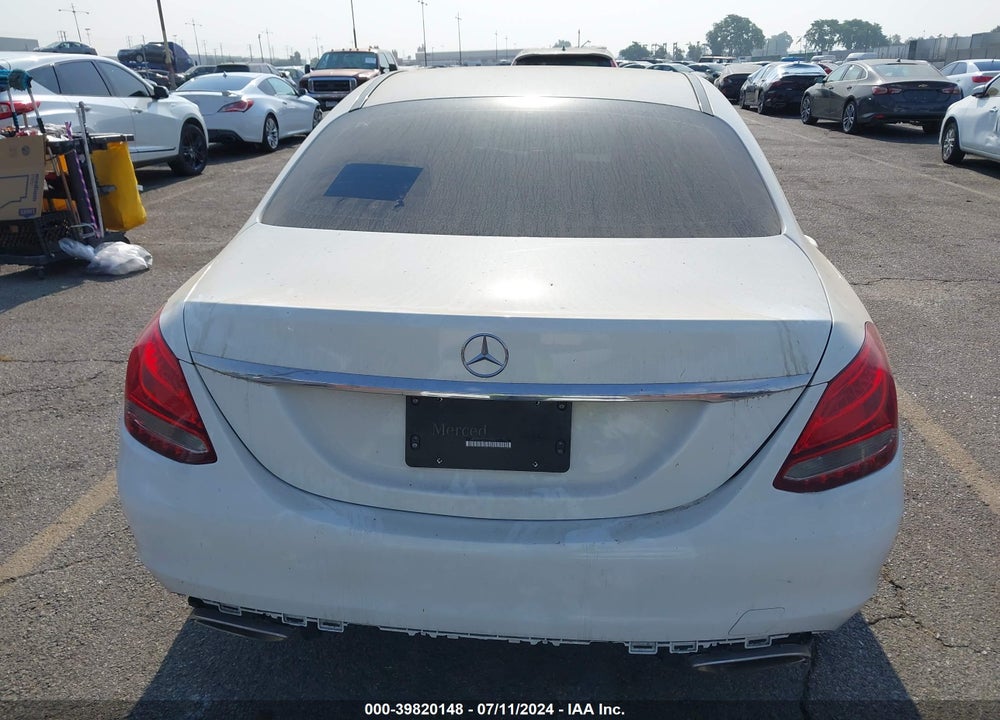 2017 MERCEDES-BENZ C 300 VIN: 55SWF4JB1HU222770