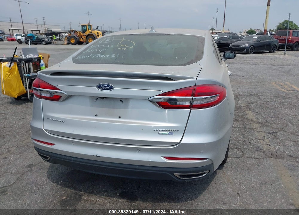 2019 FORD FUSION TITANIUM VIN: 3FA6P0D98KR152552