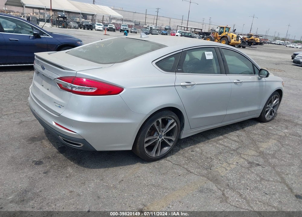 2019 FORD FUSION TITANIUM VIN: 3FA6P0D98KR152552
