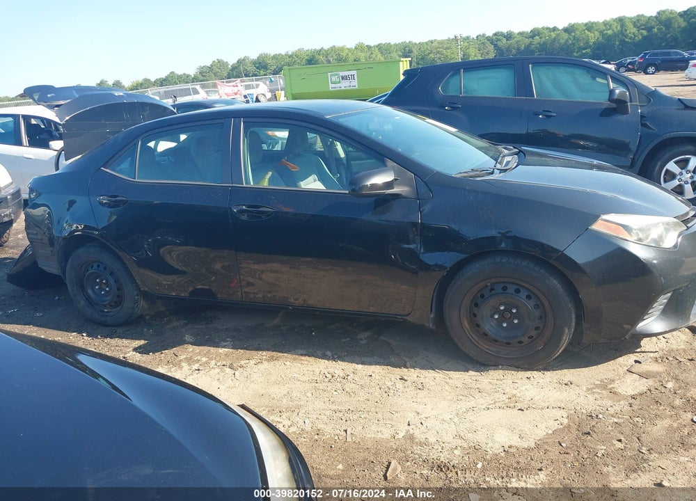2014 TOYOTA COROLLA LE VIN: 2T1BURHEXEC189173