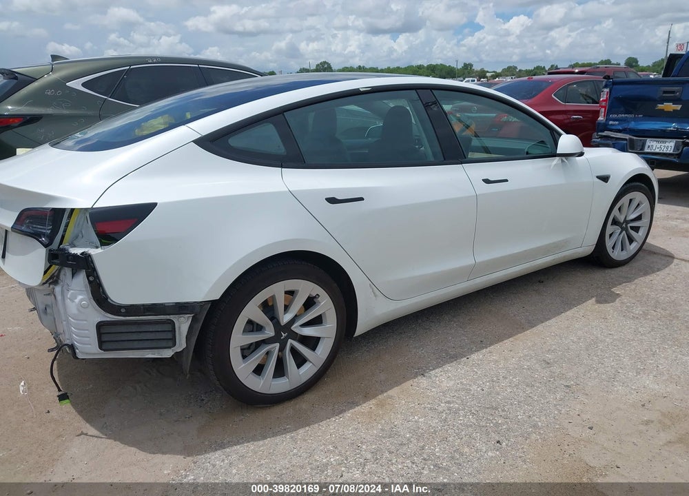 2021 TESLA MODEL 3 STANDARD RANGE PLUS REAR-WHEEL DRIVE VIN: 5YJ3E1EA6MF998409