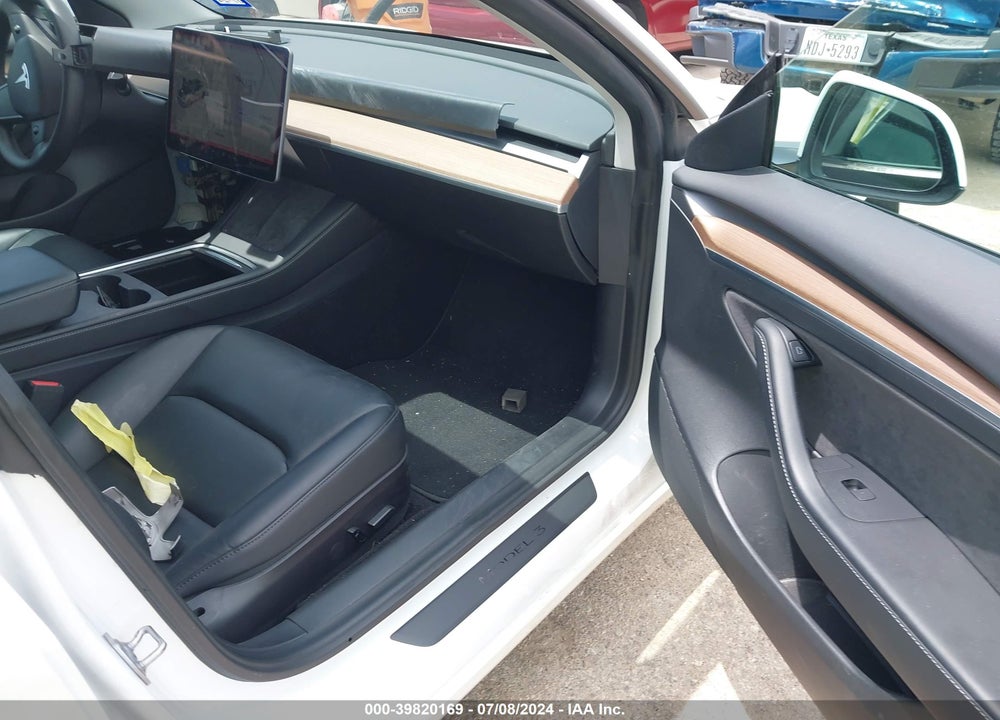 2021 TESLA MODEL 3 STANDARD RANGE PLUS REAR-WHEEL DRIVE VIN: 5YJ3E1EA6MF998409