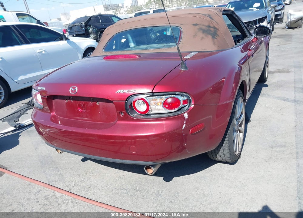 2006 MAZDA MX-5 GRAND TOURING VIN: JM1NC25F260105265
