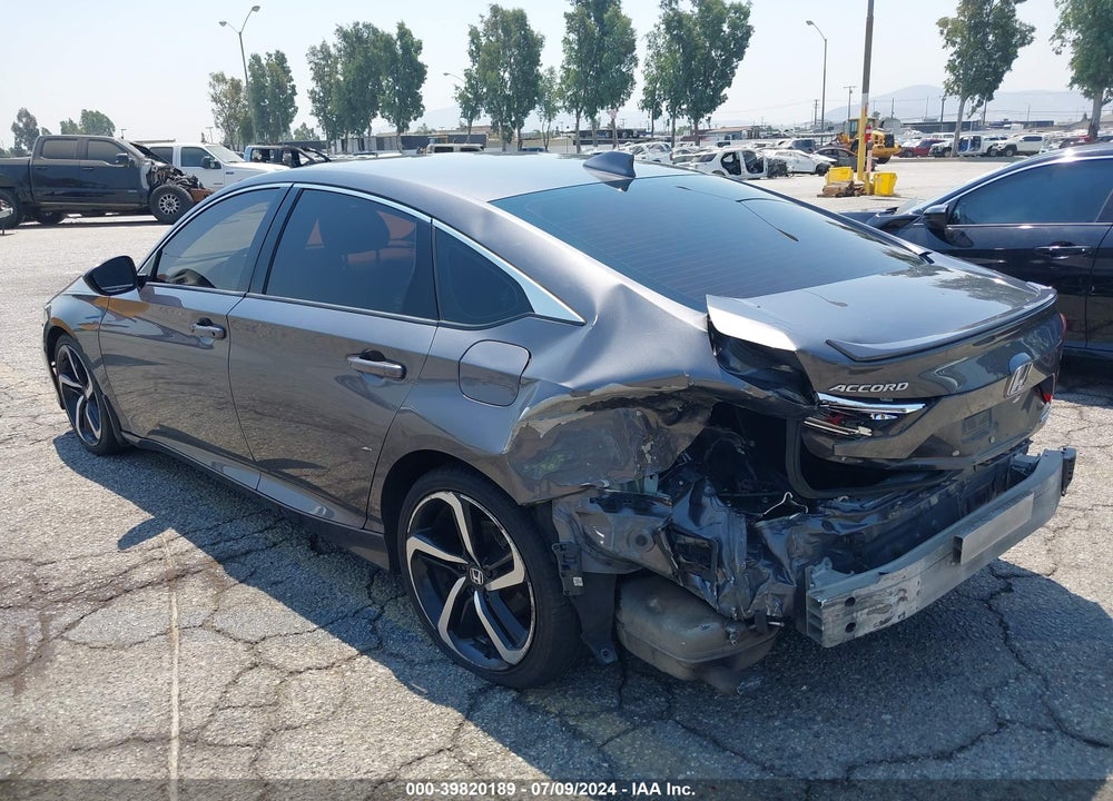 2018 HONDA ACCORD SPORT VIN: 1HGCV1F32JA167298